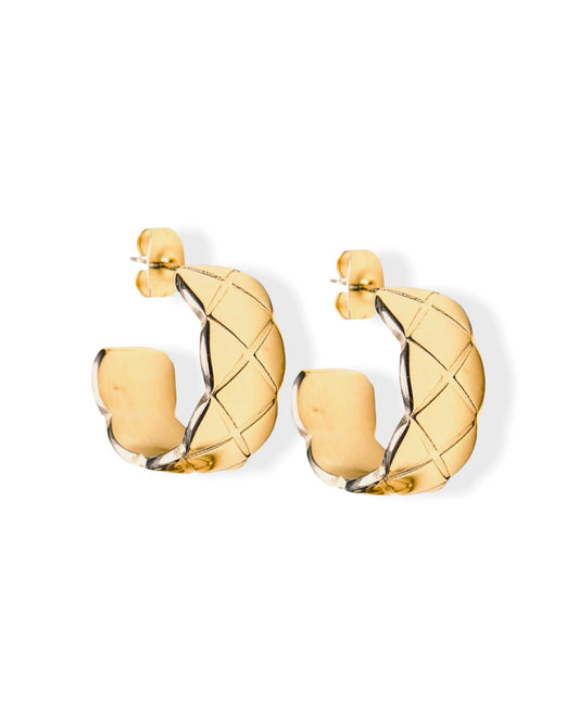 TBB Quilted Earrings